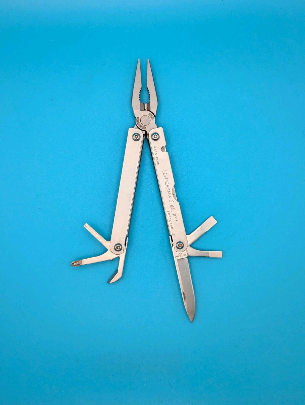 Leatherman SideClip Multi-Tool! With Sheath! 01/98 DATE STAMP! RARE!