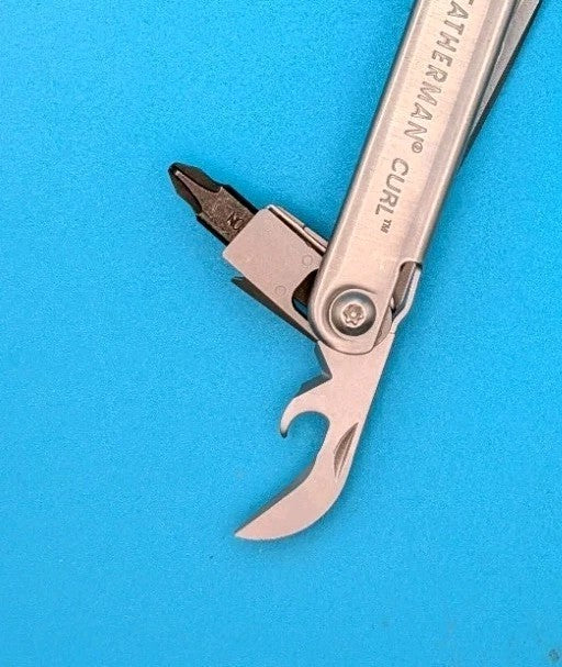 Leatherman Curl Stainless Steel Knife Pliers Multi-Tool! With Sheath! SYNCHRONY