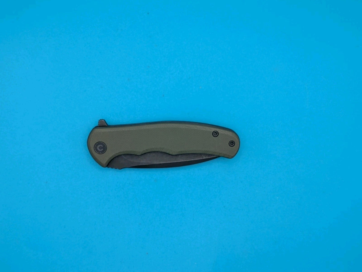 Civivi Mini Praxis Flipper Pocket Knife Liner Lock Plain Edge Blade! Olive Green