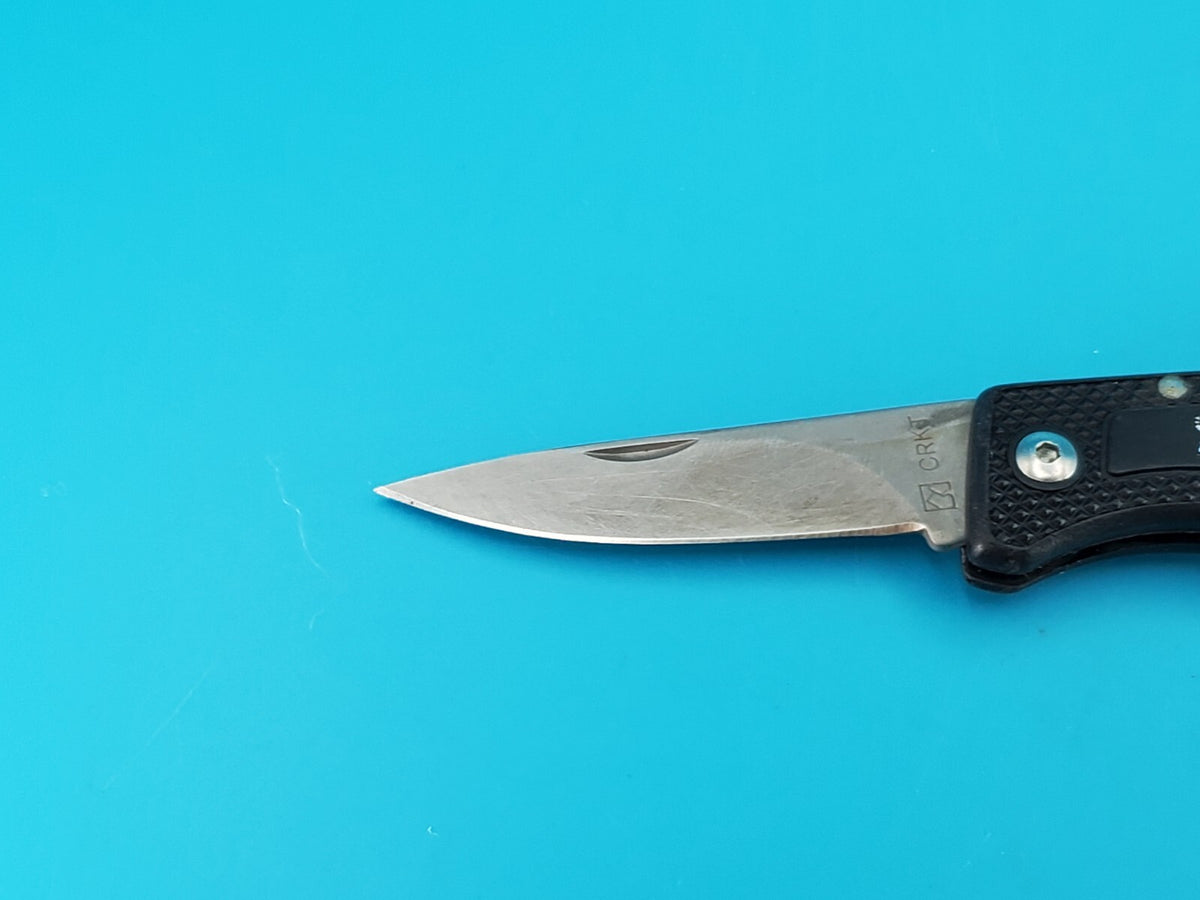CRKT 6400 Angus Lockback Plain Edge Pocket Knife Made in Taiwan