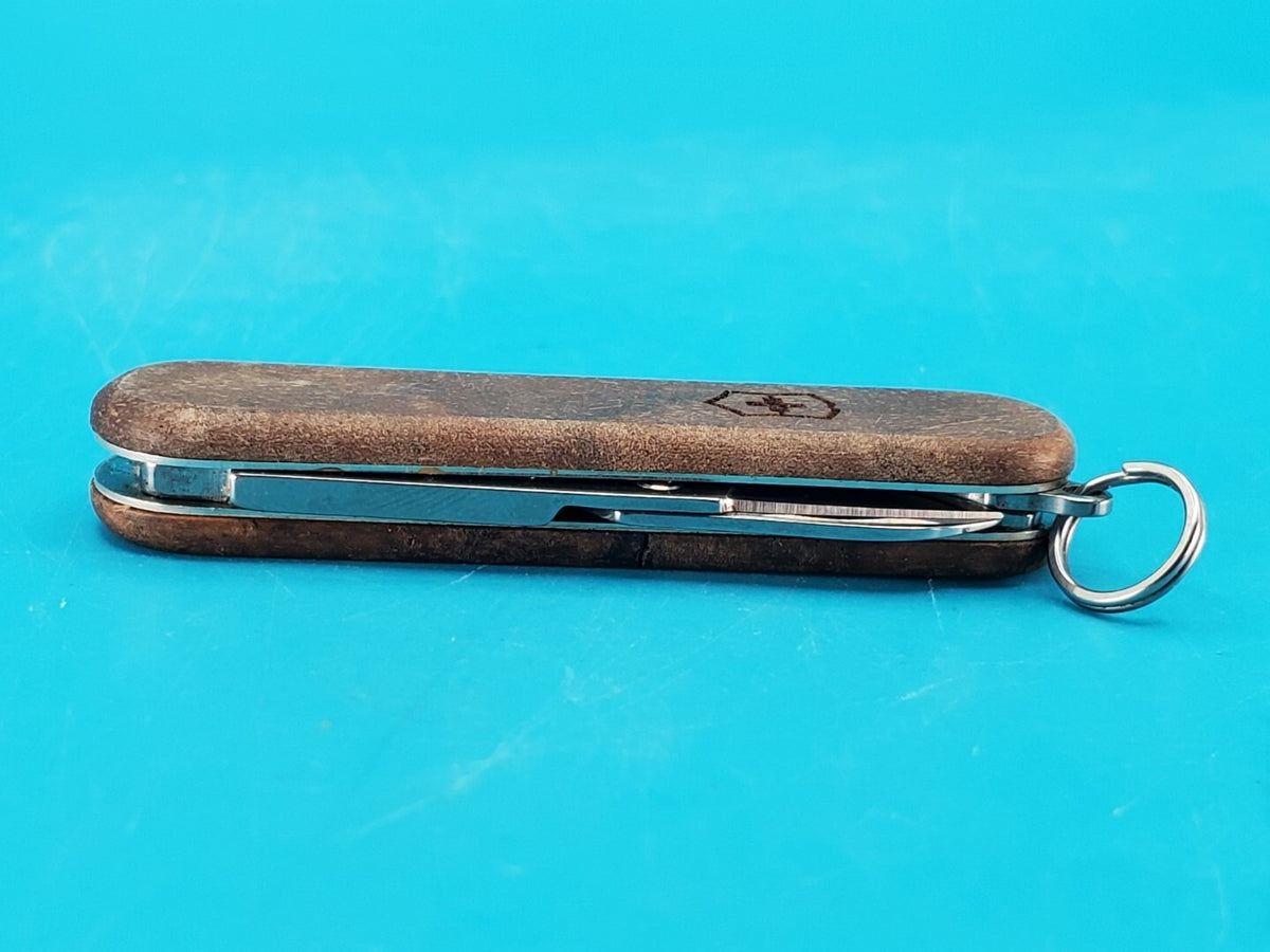 Victorinox Classic SD Walnut Wood Swiss Army Knife Multi Tool! 58mm