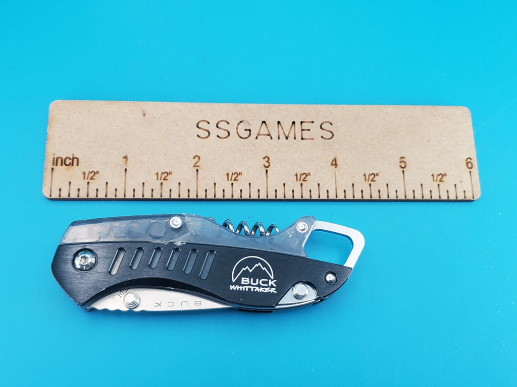 Buck Whittaker 760T Folding Pocket Knife Multi Tool Corkscrew