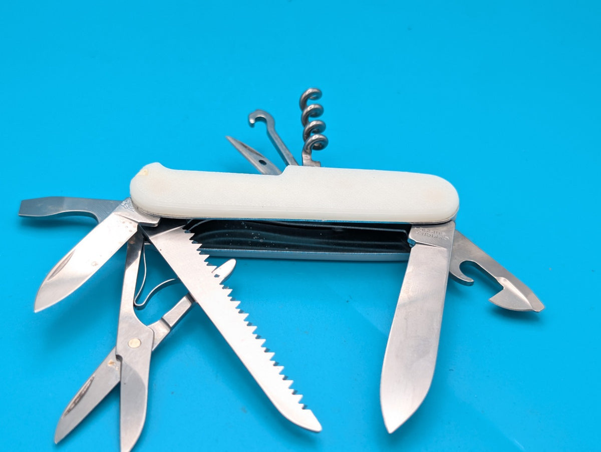 Custom Victorinox Huntsman Glow in the Dark Swiss Army Knife Multi Tool!
