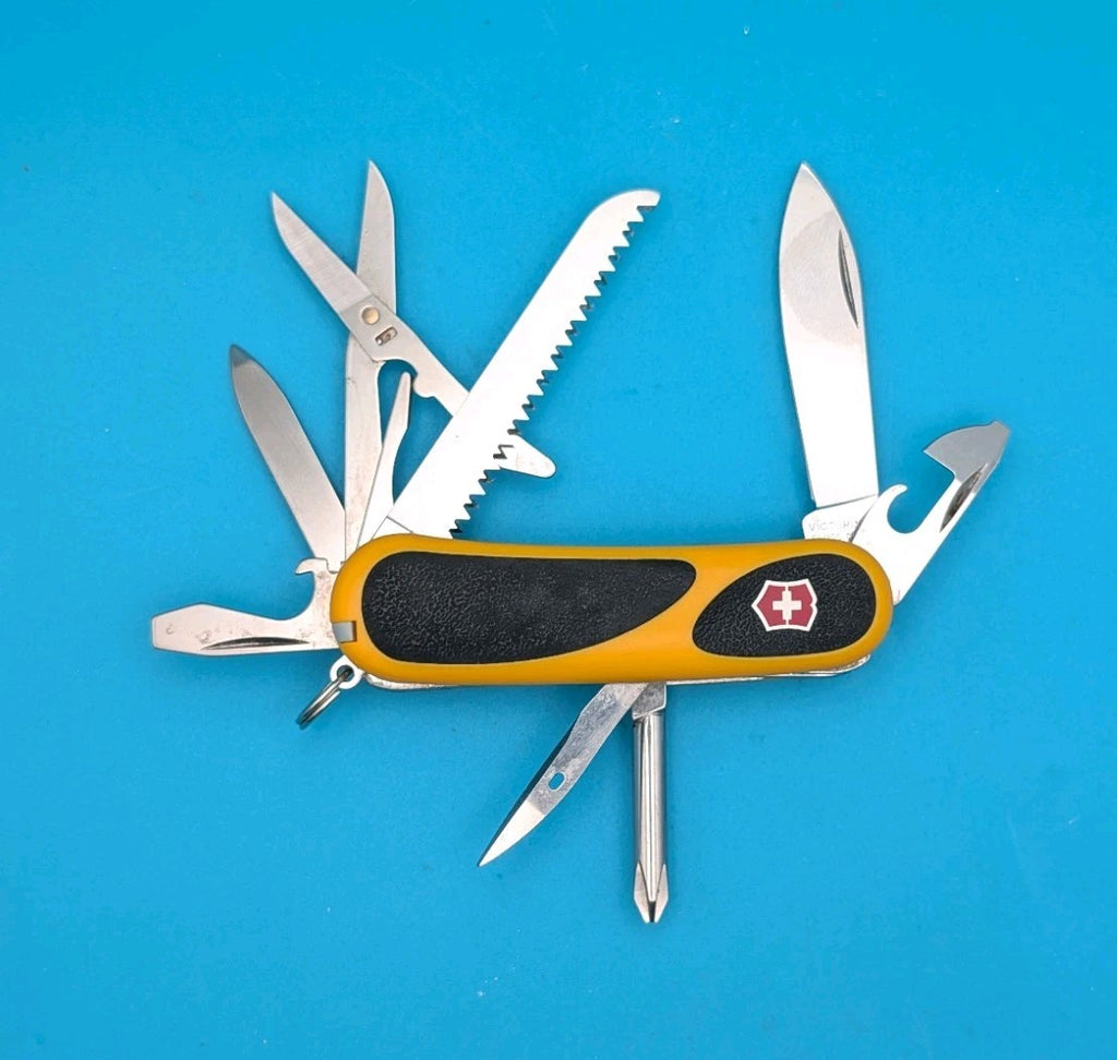 Victorinox EvoGrip S18 Yellow & Black Swiss Army Knife Multi Tool