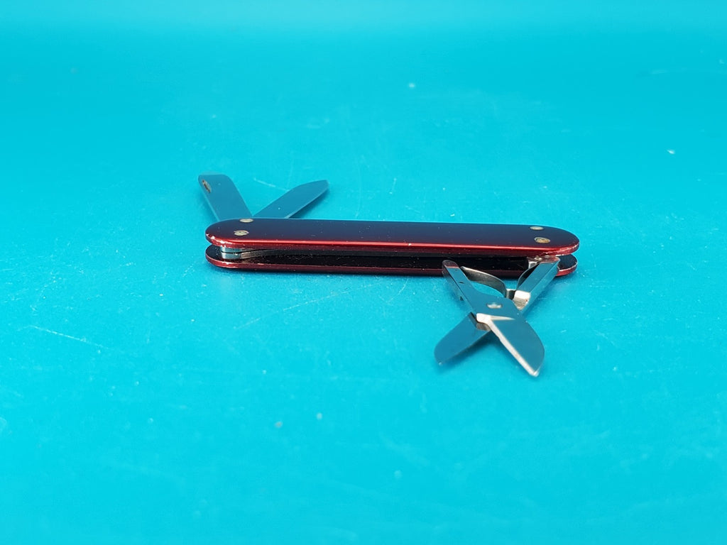 Vintage Victorinox Swiss Army Knife Red Smooth Alox Companion 58mm