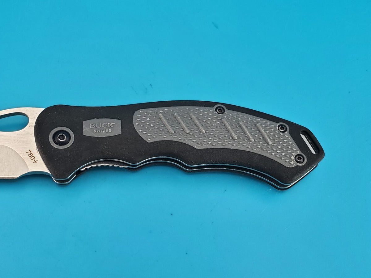 Buck 780 Exert Liner Lock Plain Edge Pocket Knife! *no belt clip*