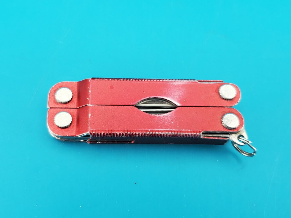 Leatherman Micra Multi-Tool, Knife, Scissors, Key Ring, Red!
