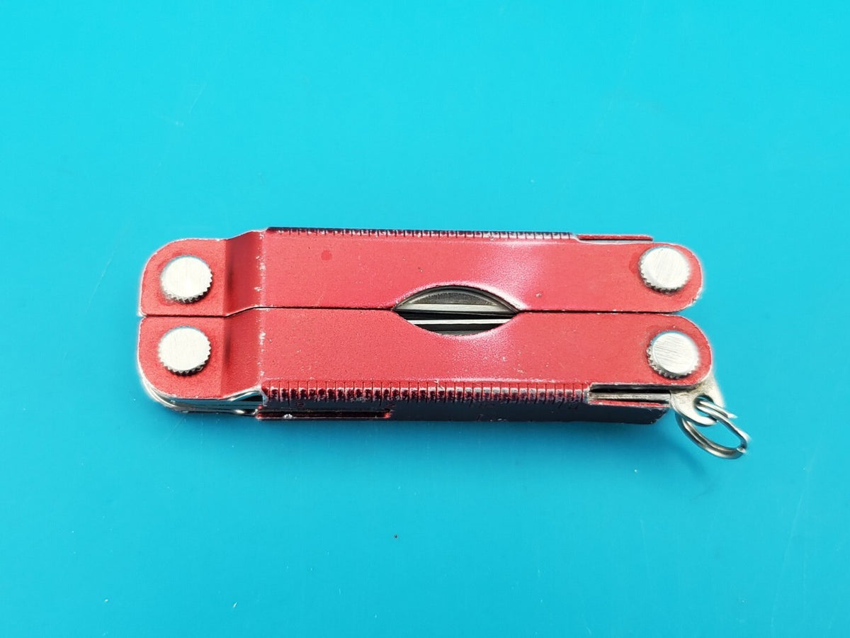 Leatherman Micra Multi-Tool, Knife, Scissors, Key Ring, Red!