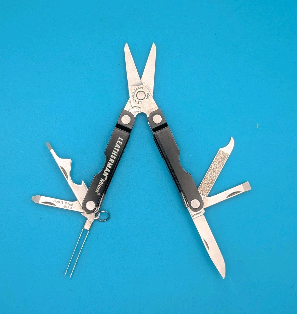 Leatherman Micra Multi-Tool, Knife, Scissors, Key Ring, Black!