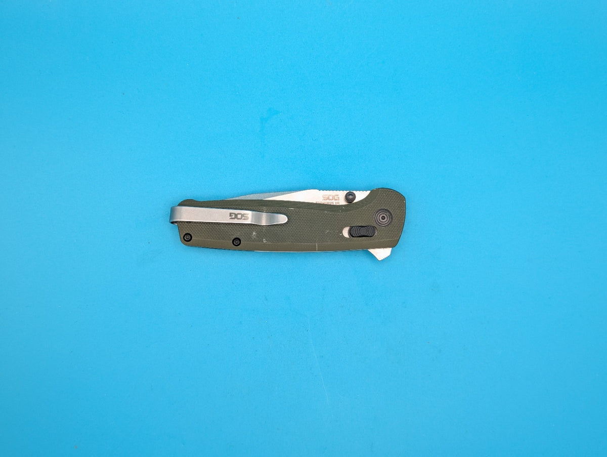 Sog Terminus XR 2.95" D2 Steel Blade Folding Knife! Green!