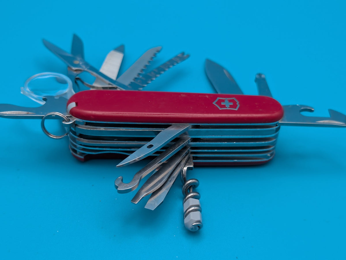 Victorinox Champion Plus Red Swiss Army Knife Multi Tool!