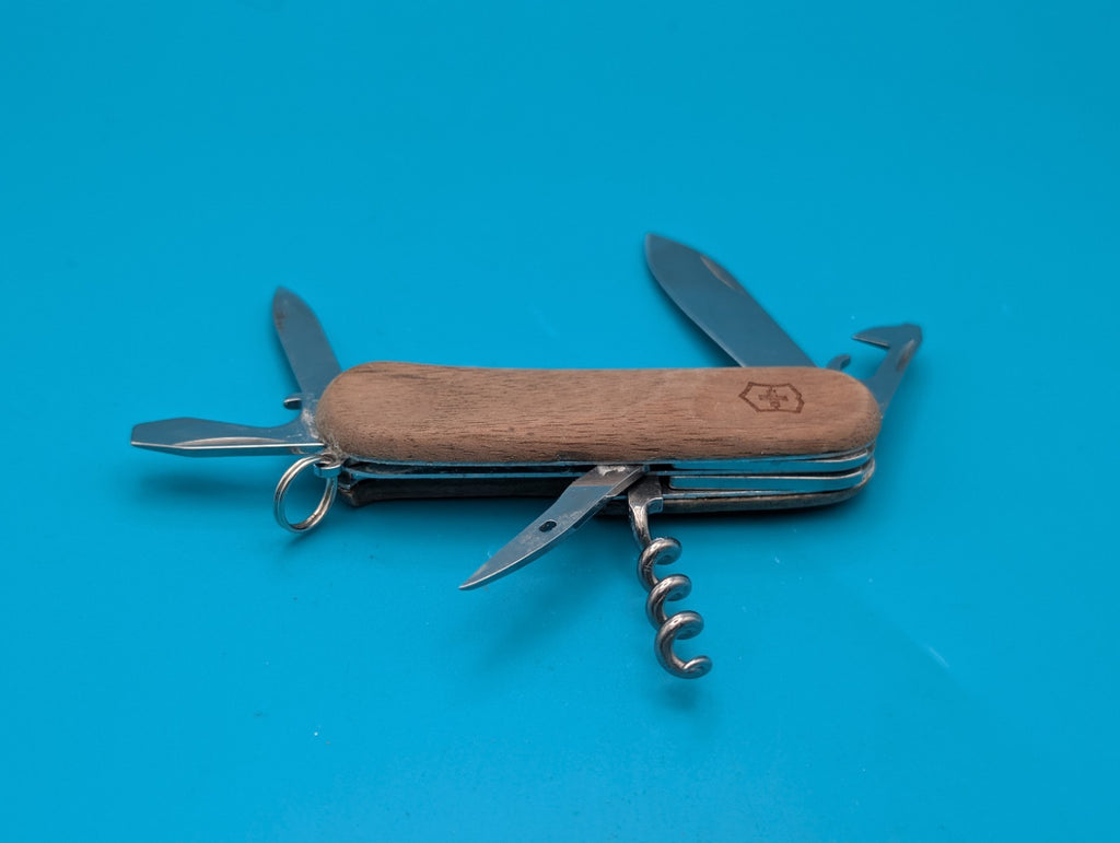 Victorinox Delemont EvoWood 10 85mm Swiss Army Knife Multi-Tool!