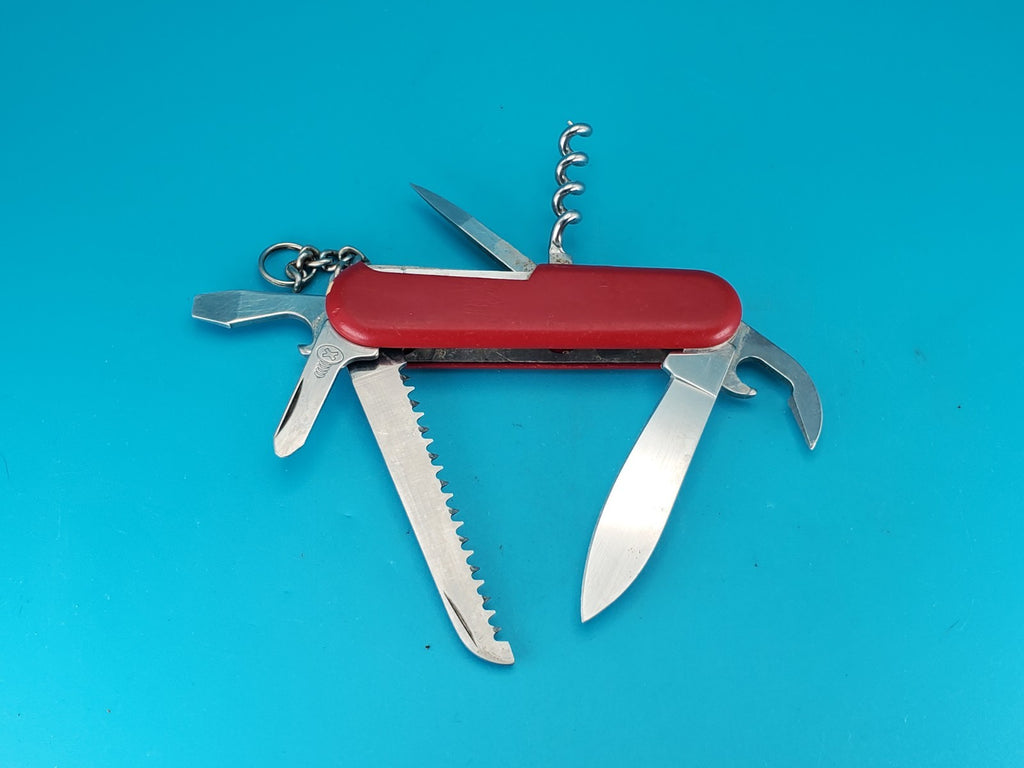 Wenger Classic 132 Red Swiss Army Knife Multi Tool! RARE!
