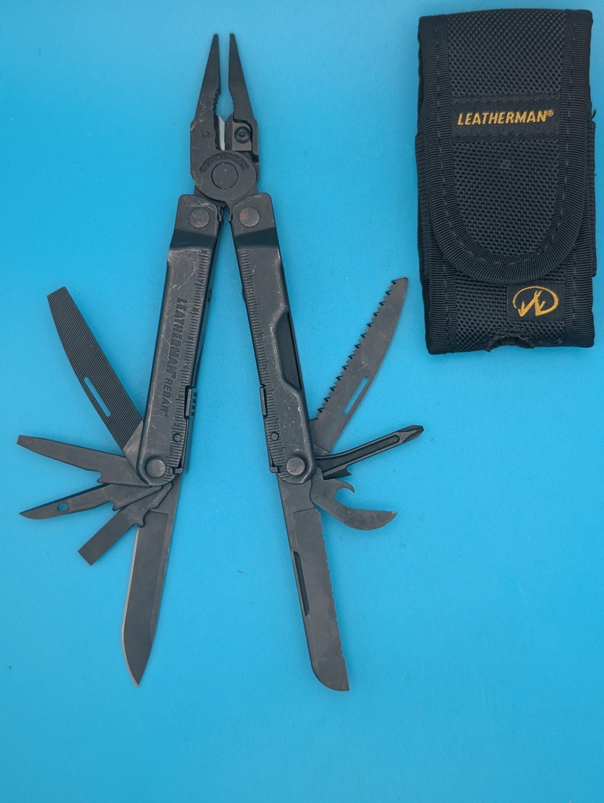 Leatherman Rebar Multi-Tool! BLACK OXIDE! WITH SHEATH!