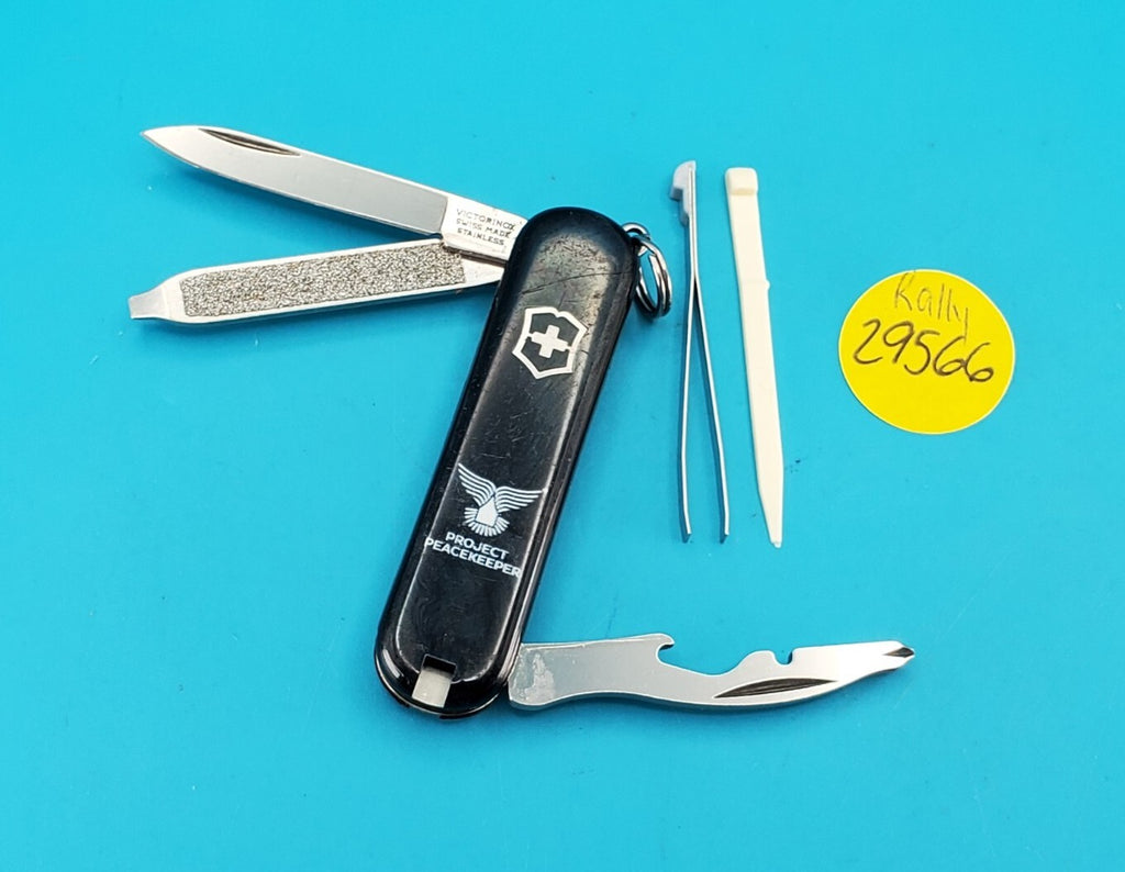 Victorinox Rally BLACK & BLUE Swiss Army Knife Multi Tool! PROJECT PEACEKEEPER