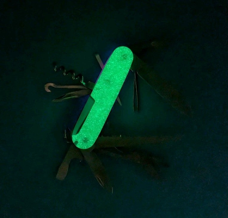 Custom Victorinox Huntsman Glow in the Dark Swiss Army Knife Multi Tool!
