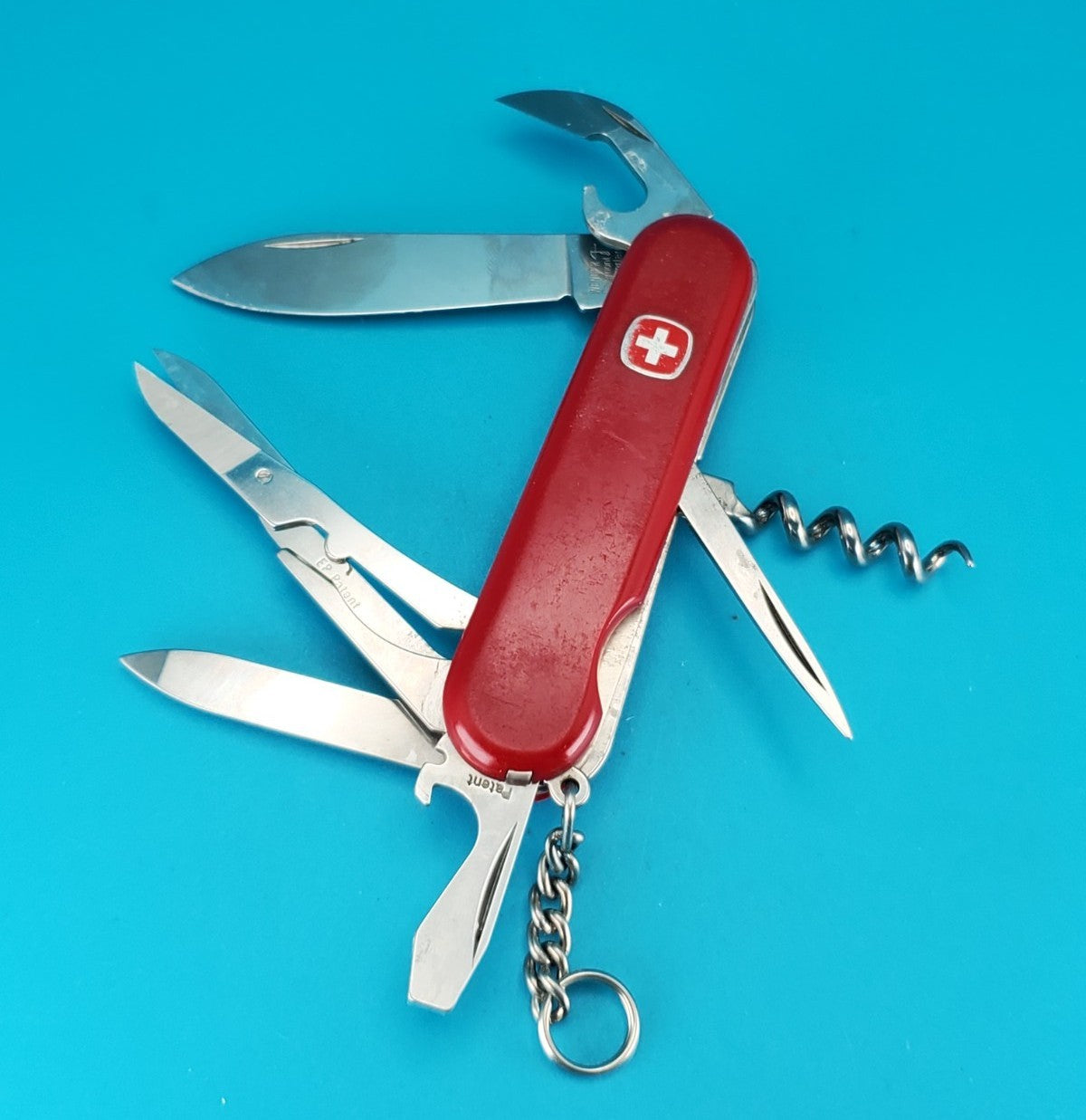 Wenger Traveler Red Swiss Army Knife Multi Tool!