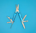 Leatherman Micra Multi-Tool, Knife, Scissors, Key Ring, Blue! *GOOGLE CLOUD*