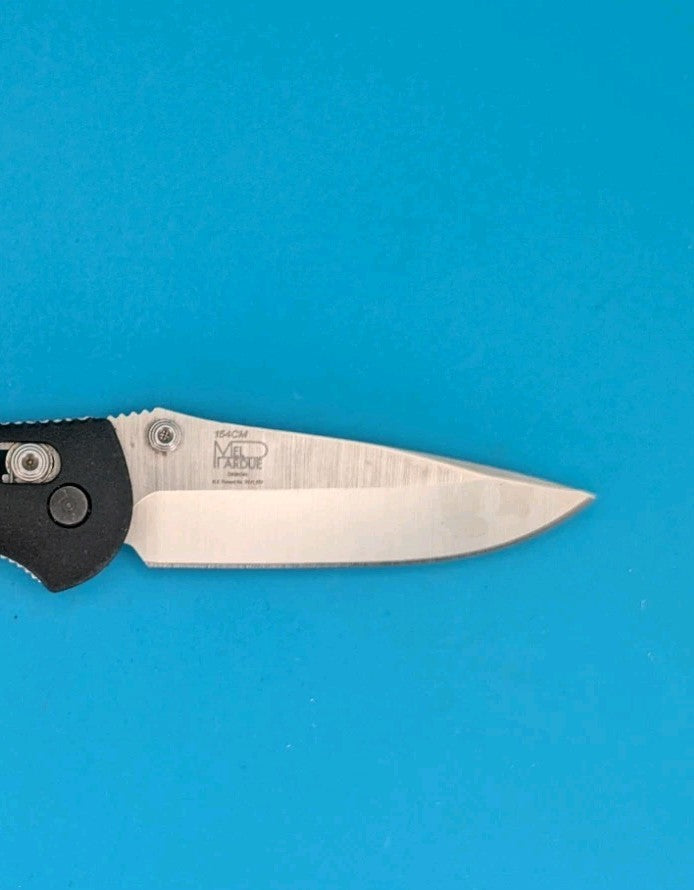 Benchmade Mini Griptilian 556 Black Handles 2.91" 154cm  Drop Point Pocket Knife