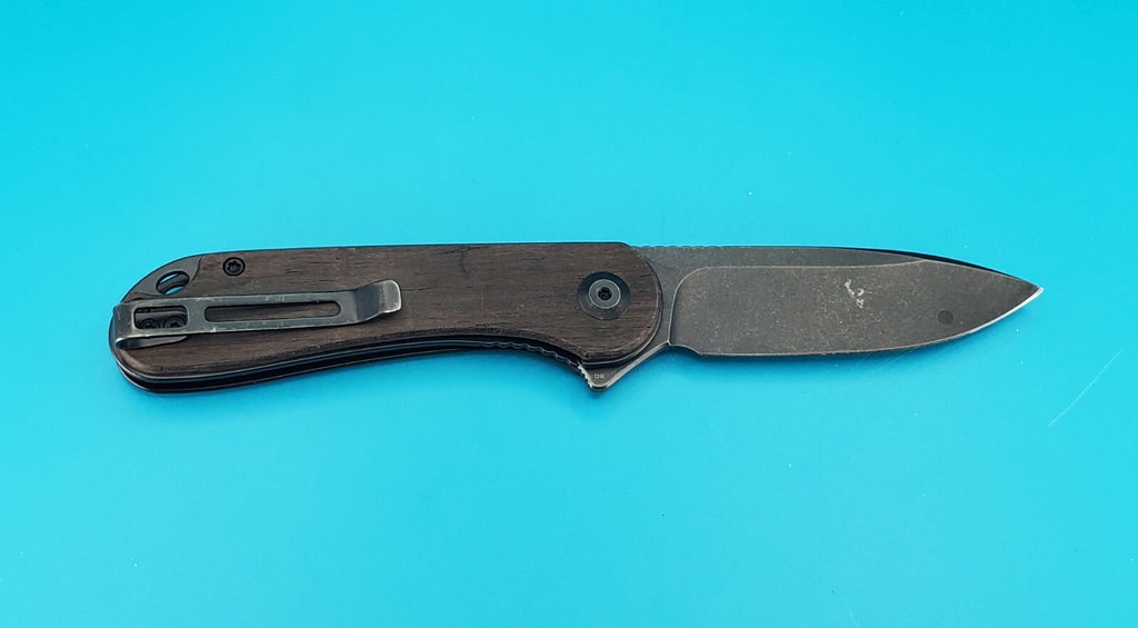 Civivi Knives Elementum Liner Lock C907W D2 Steel Black Ebony Wood