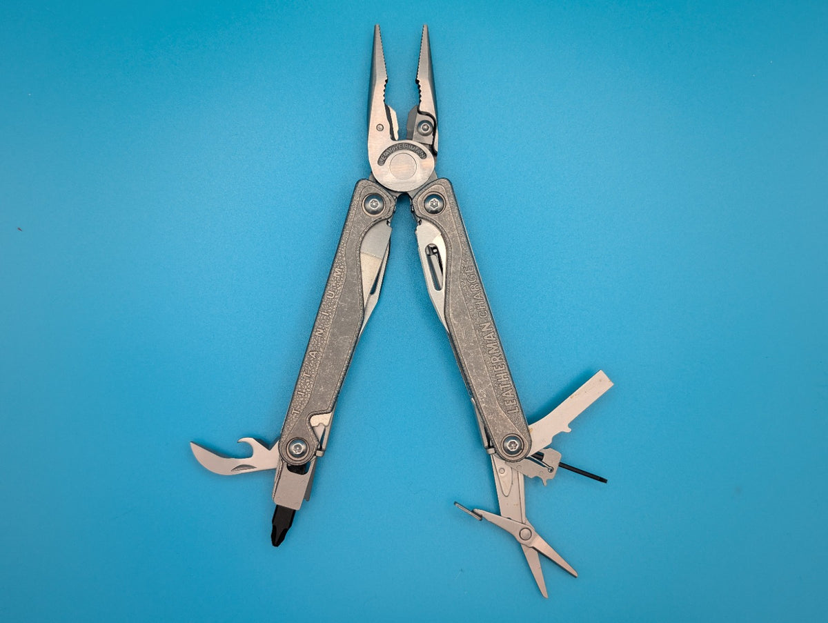Retired New Leatherman Charge+ TTi Titanium Multi-Tool S30V Nylon Sheath