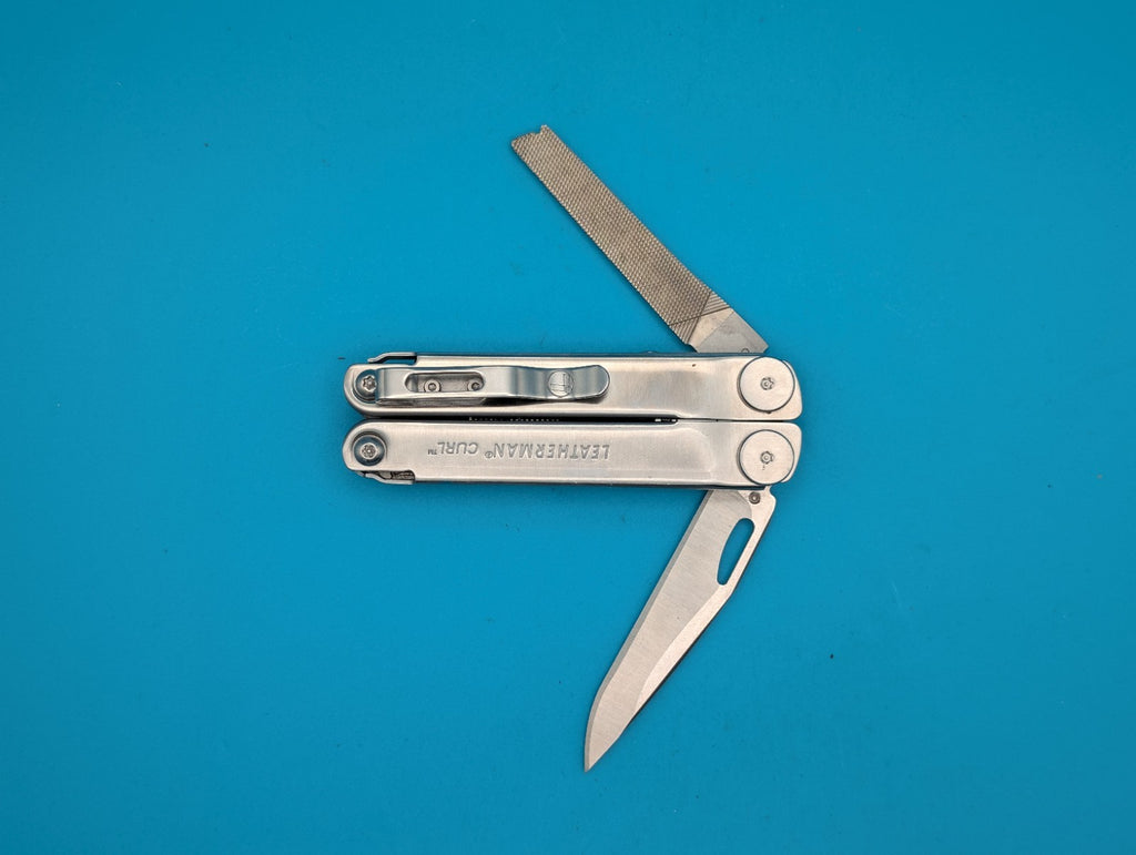 Leatherman Curl Stainless Steel Knife Pliers Multi-Tool! *WESTERN STAR*