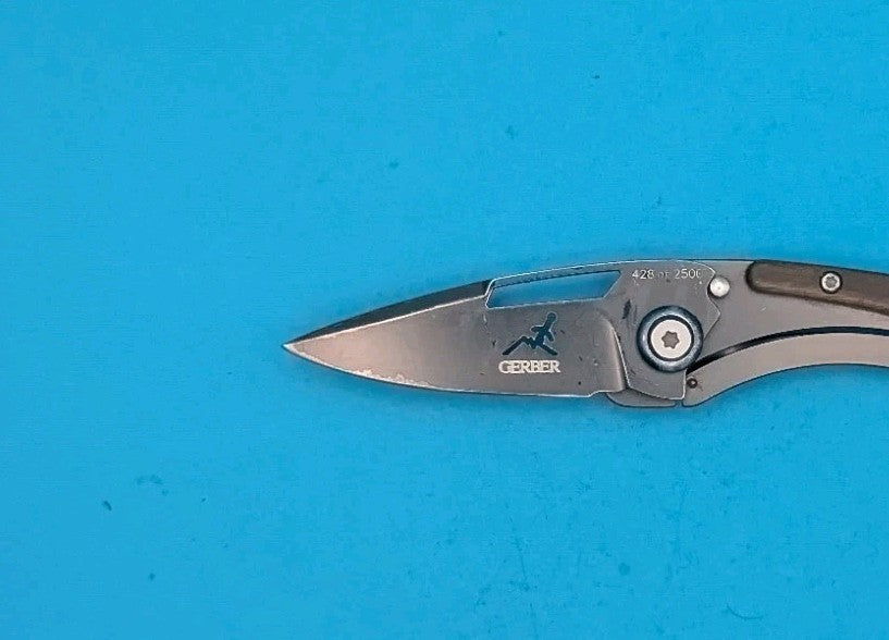 Vintage Gerber Trendy Money Clip Folding Knife Italy Limited Edition 428/2500