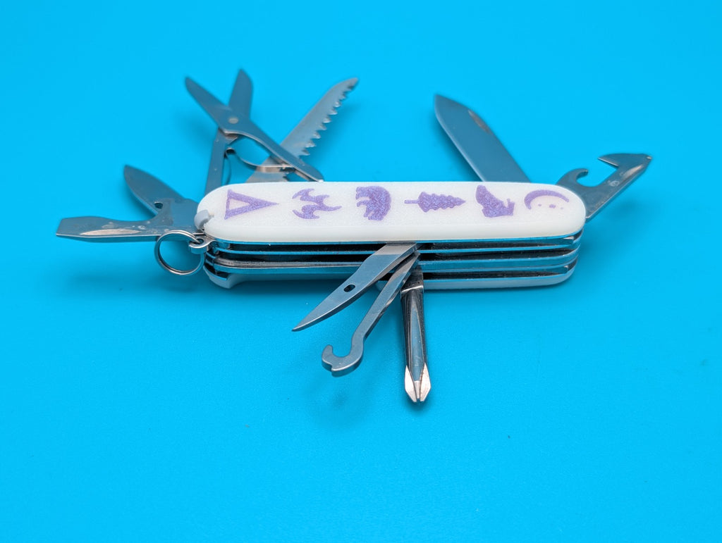 Custom Victorinox Fieldmaster Glow in the Dark Swiss Army Knife Multi Tool!