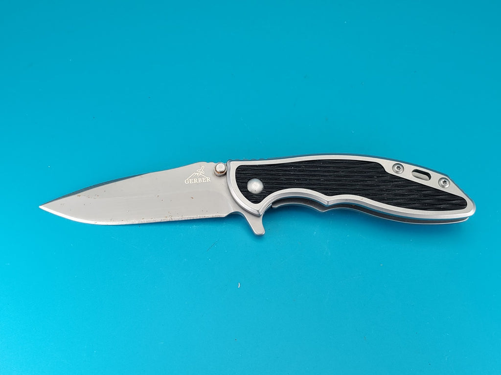 Gerber Torch I Frame Lock Plain Edge Blade Folding Pocket Knife!