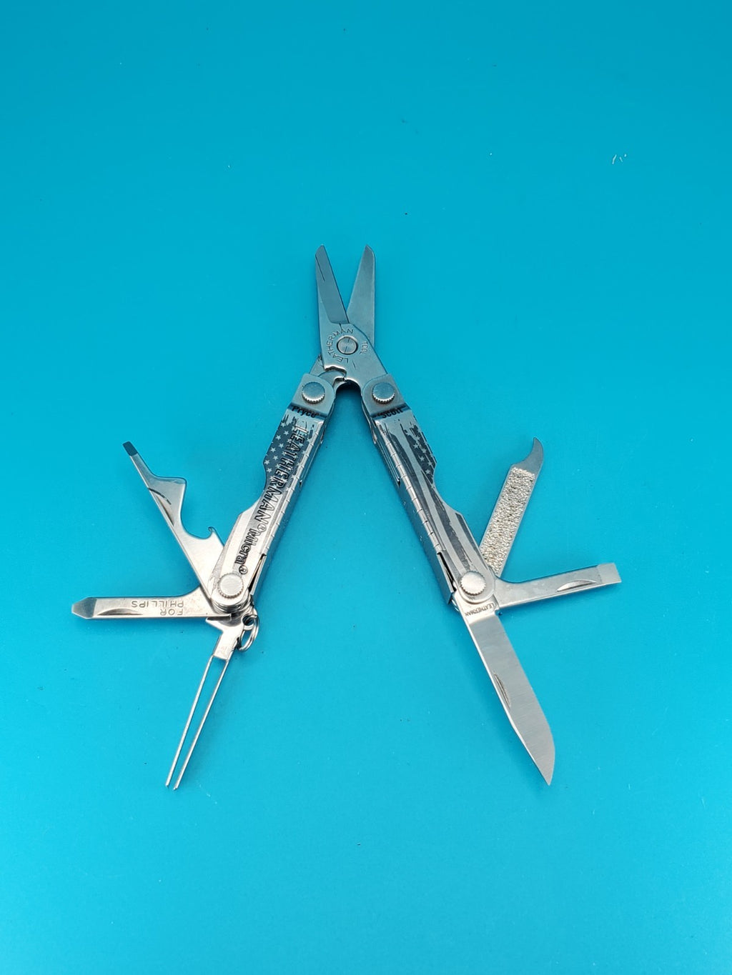 Leatherman Micra Multi-Tool, Knife, Scissors, Key Ring, Stainless! *SCOTT PRYCE*