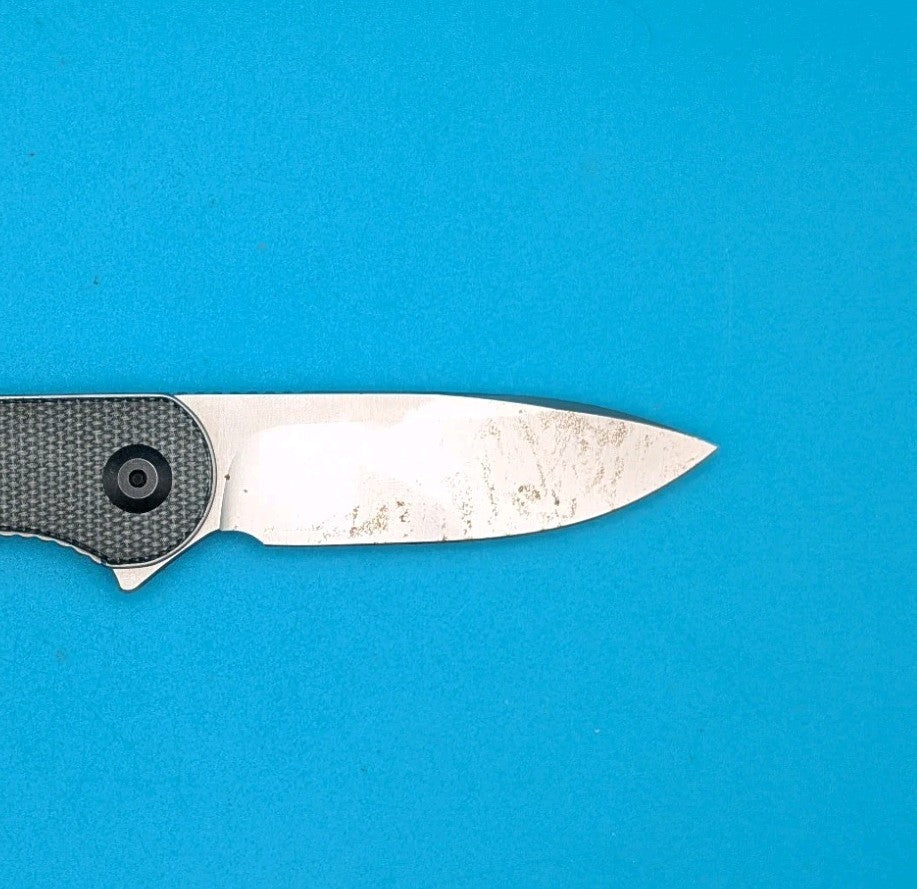 Civivi ELEMENTUM Liner Lock Folding Knife 3" D2 Steel Blade Micarta Handle! USED