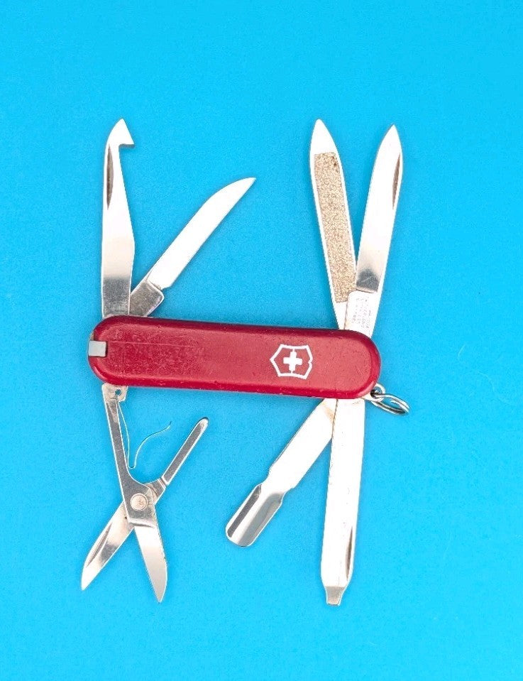 Victorinox Original MiniChamp Swiss Army Knife Multi Tool! RED!