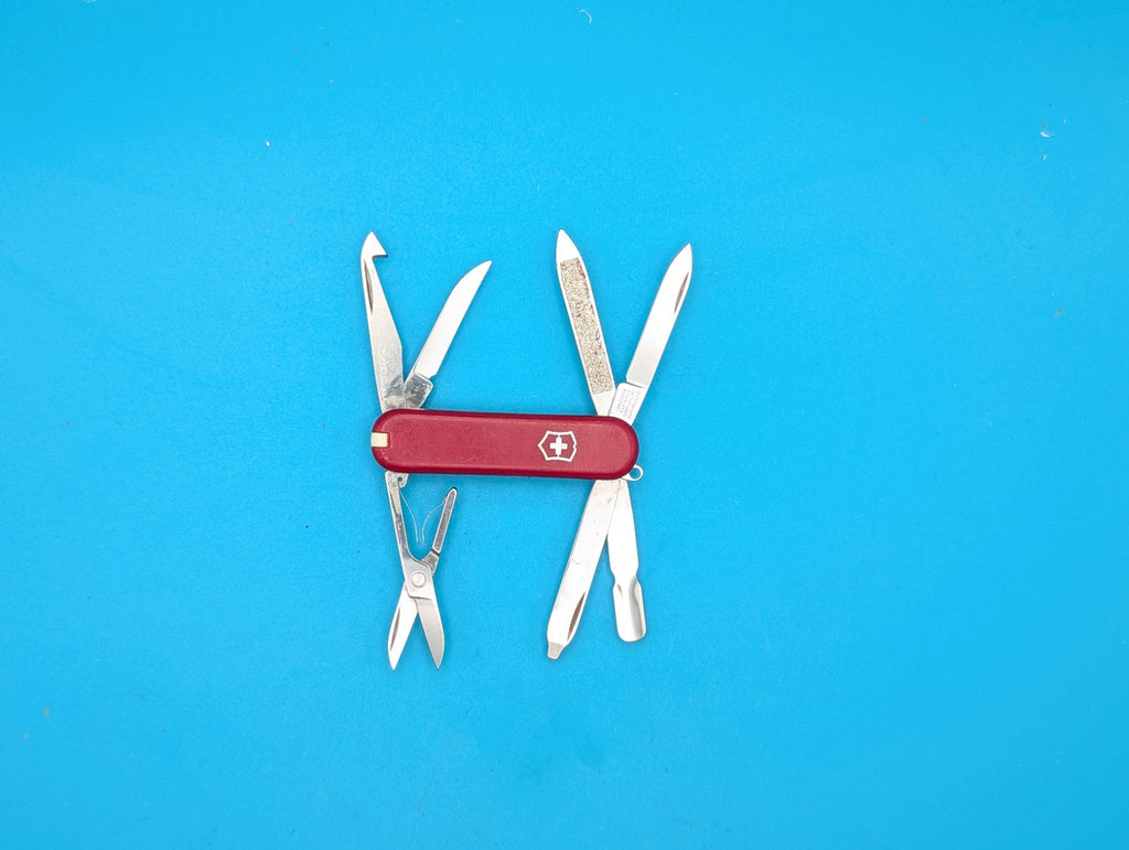 Victorinox Original MiniChamp Swiss Army Knife Multi Tool! RED!