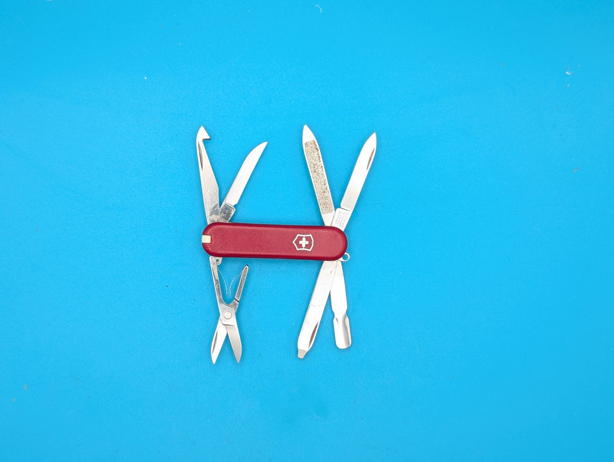Victorinox Original MiniChamp Swiss Army Knife Multi Tool! RED!