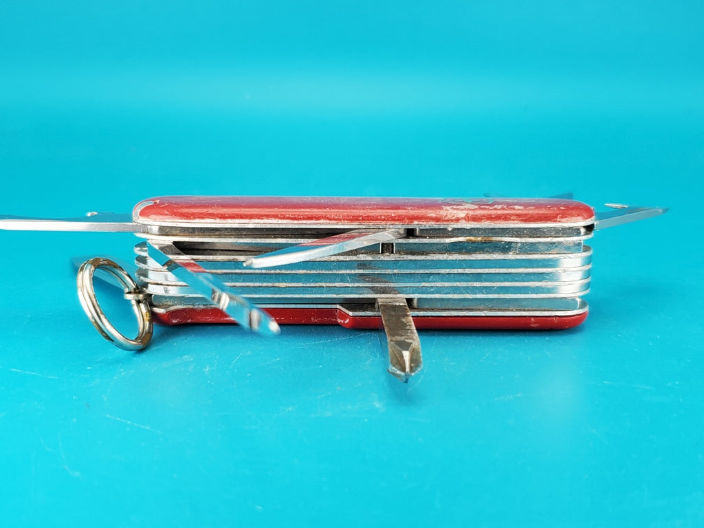 VTG Victoria Victorinox Original Craftsman Swiss Army Knife! W/Long Nail File!