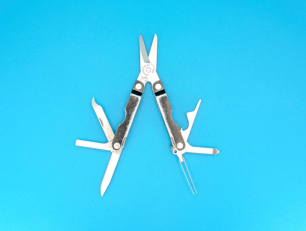 Leatherman Micra Multi-Tool Knife Scissors Key Ring! MIXED COLORS! LOT OF 5!