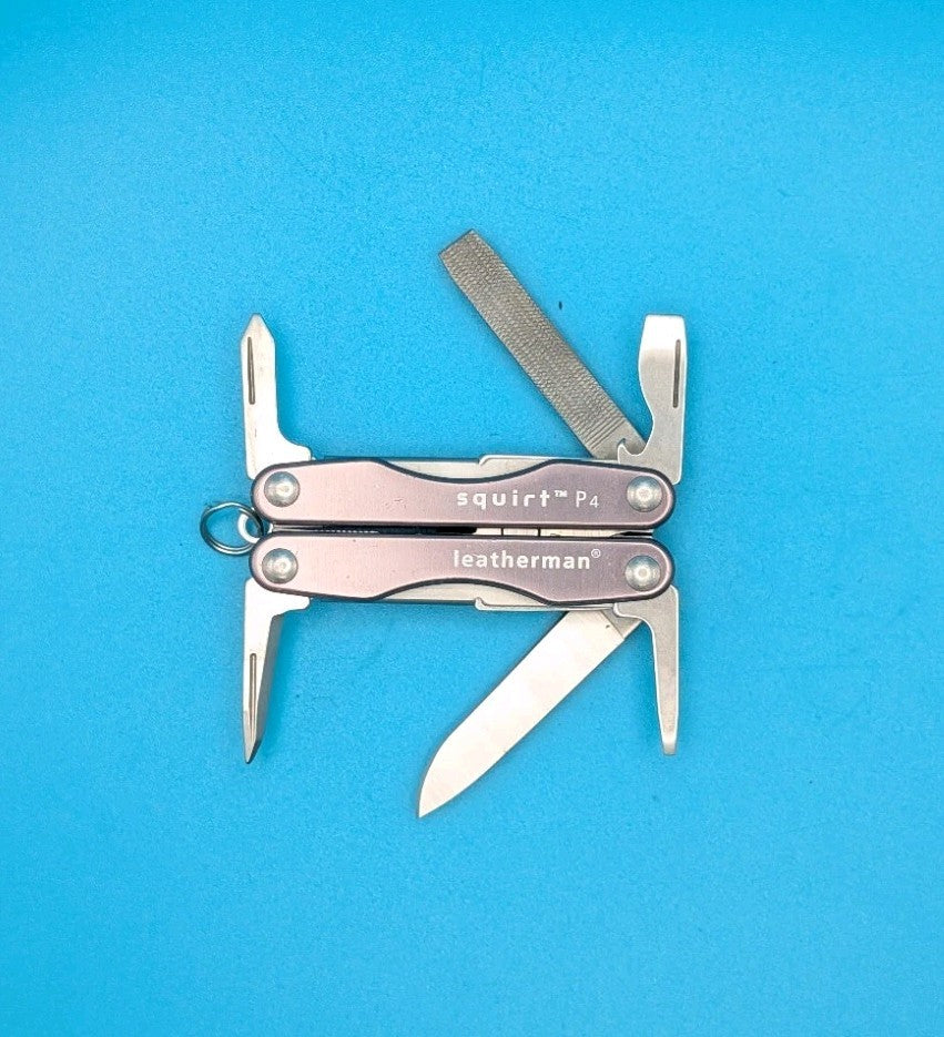 Leatherman Squirt P4 Multi-Tool, Key Ring, Retired, GRAY!