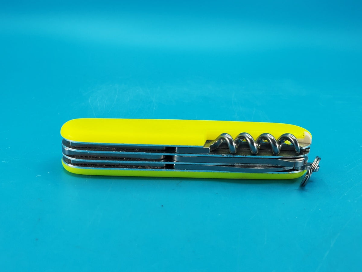 Victorinox Climber Stayglow Swiss Army Knife Multi Tool! *CHIPPED BACK SCALE*