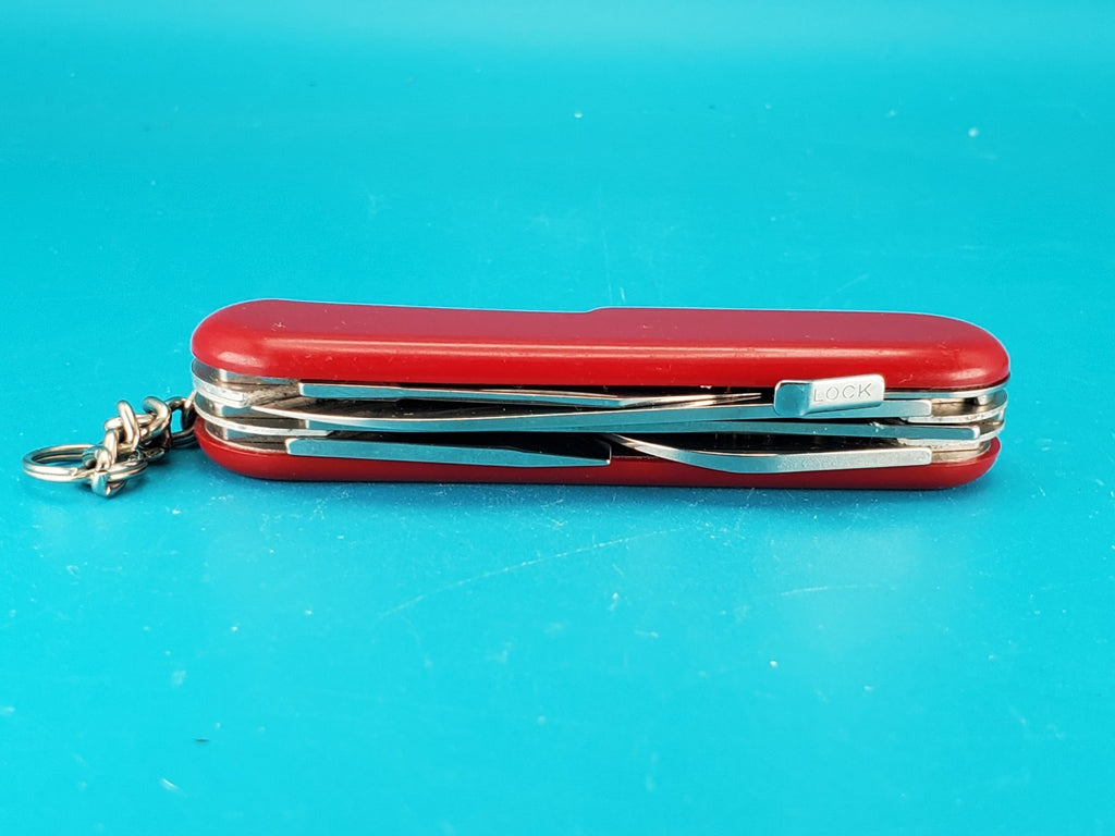 Wenger Bass Swiss Army Knife Multi Tool! With Locking Main Blade!