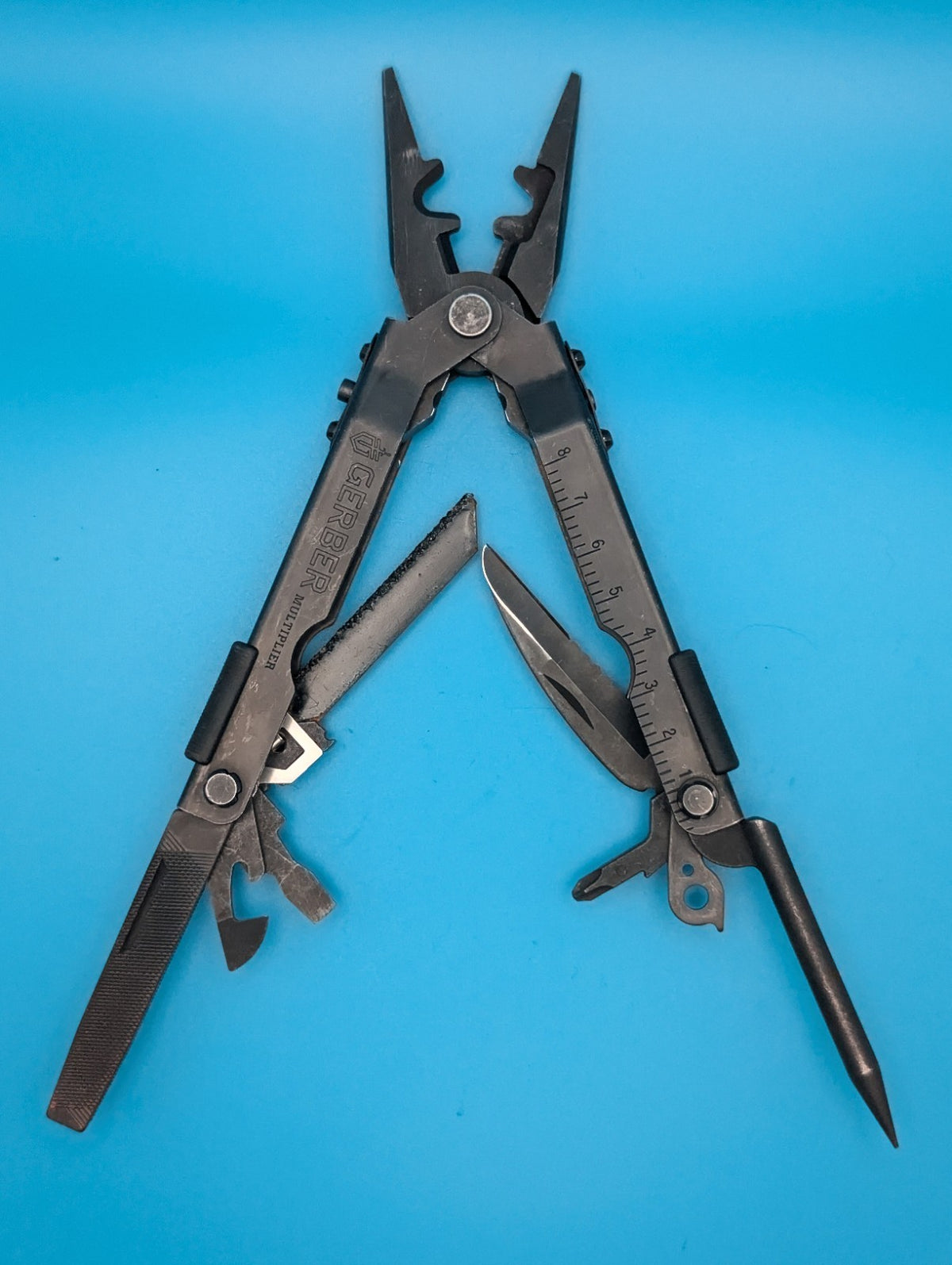 Gerber MP600 DET Black Oxide Multi-Tool Needle Nose Pliers!