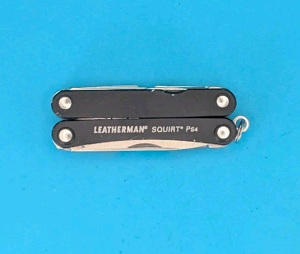 Leatherman SQUIRT PS4 Multi-Tool With Pliers Scissors Knife BLACK!