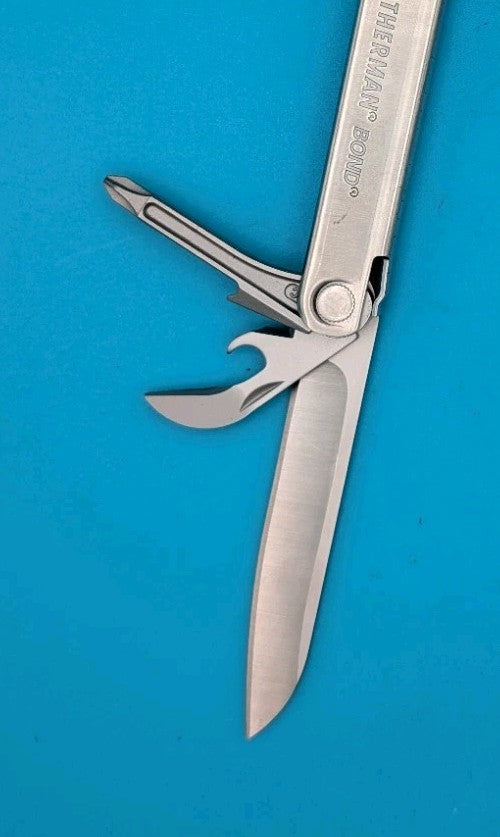 LEATHERMAN Bond Multitool, Stainless Steel Everyday Tool! *JAMES SABBA*