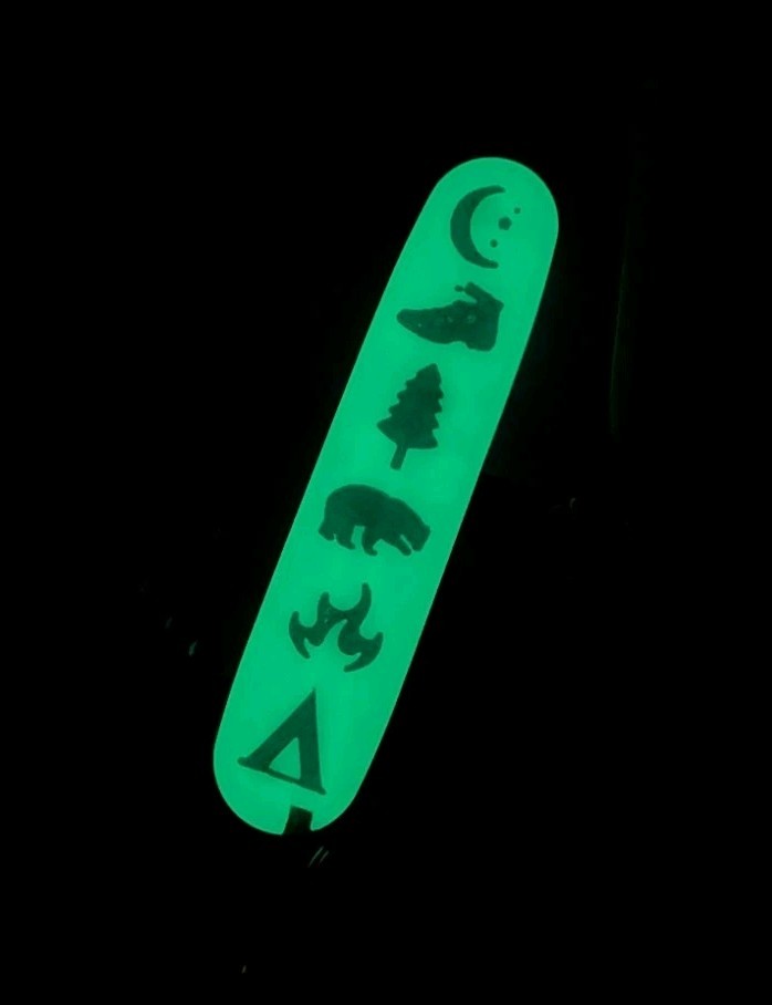 Custom Victorinox Huntsman Glow in the Dark Swiss Army Knife Multi Tool!