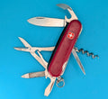Wenger Spotlight Red Swiss Army Knife Multi Tool! With Working Flashlight!