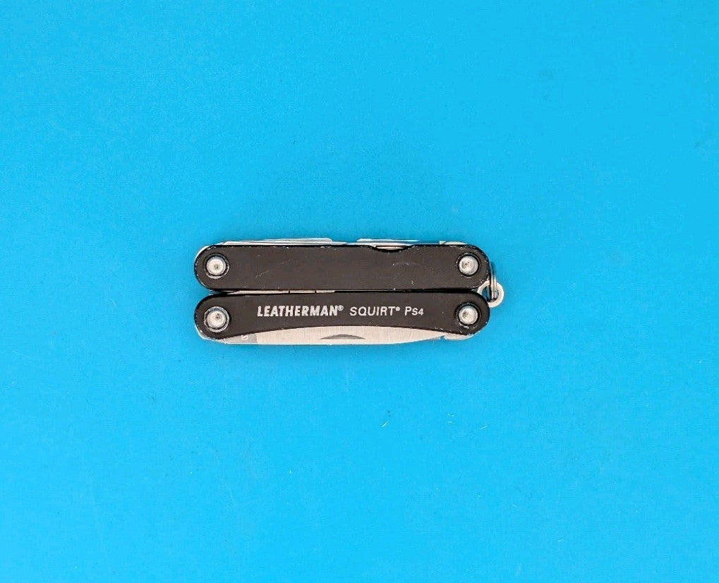 Leatherman SQUIRT PS4 Multi-Tool With Pliers Scissors Knife BLACK!