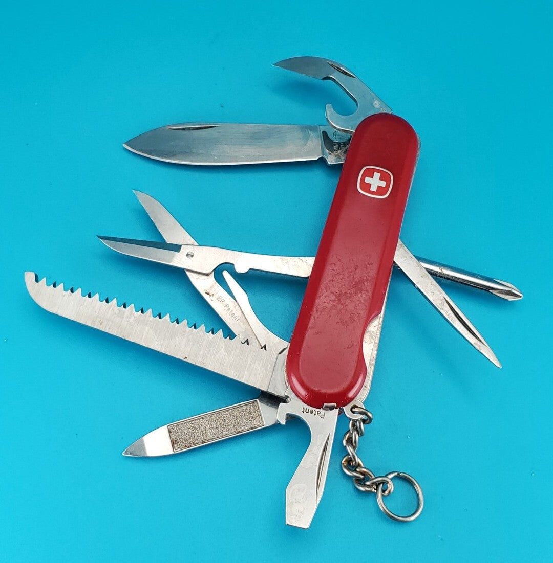 Wenger Handyman Red Swiss Army Knife Multi Tool!