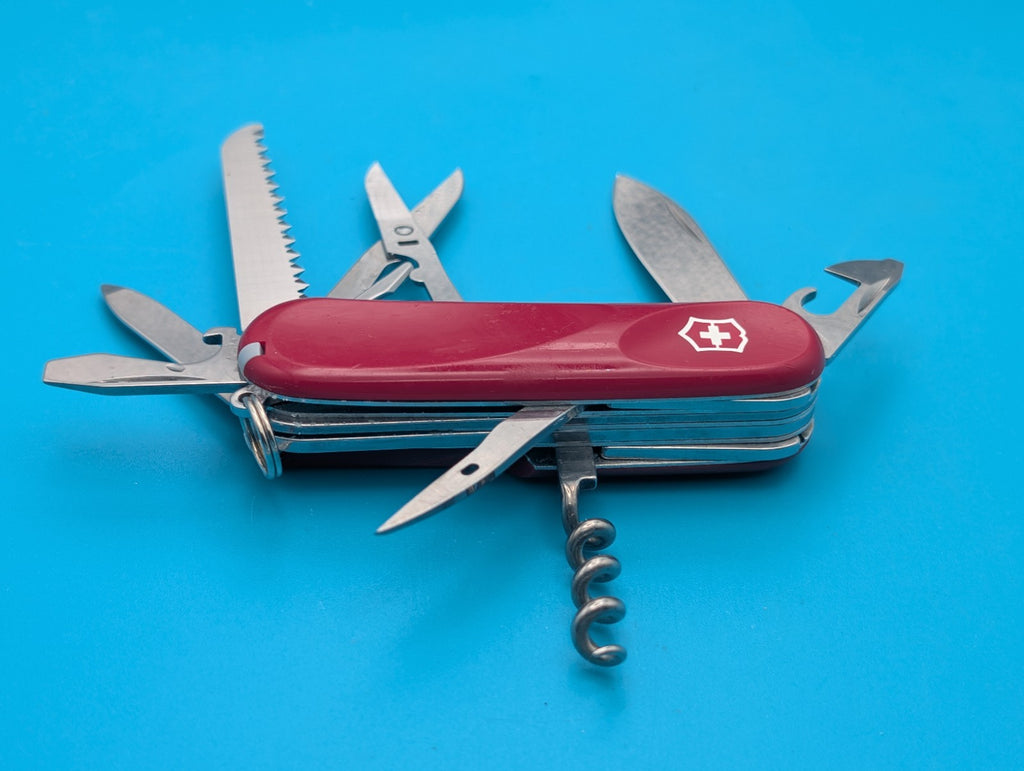 Victorinox Delemont Evo 17 Swiss Army Knife Multi Tool! 85mm Red