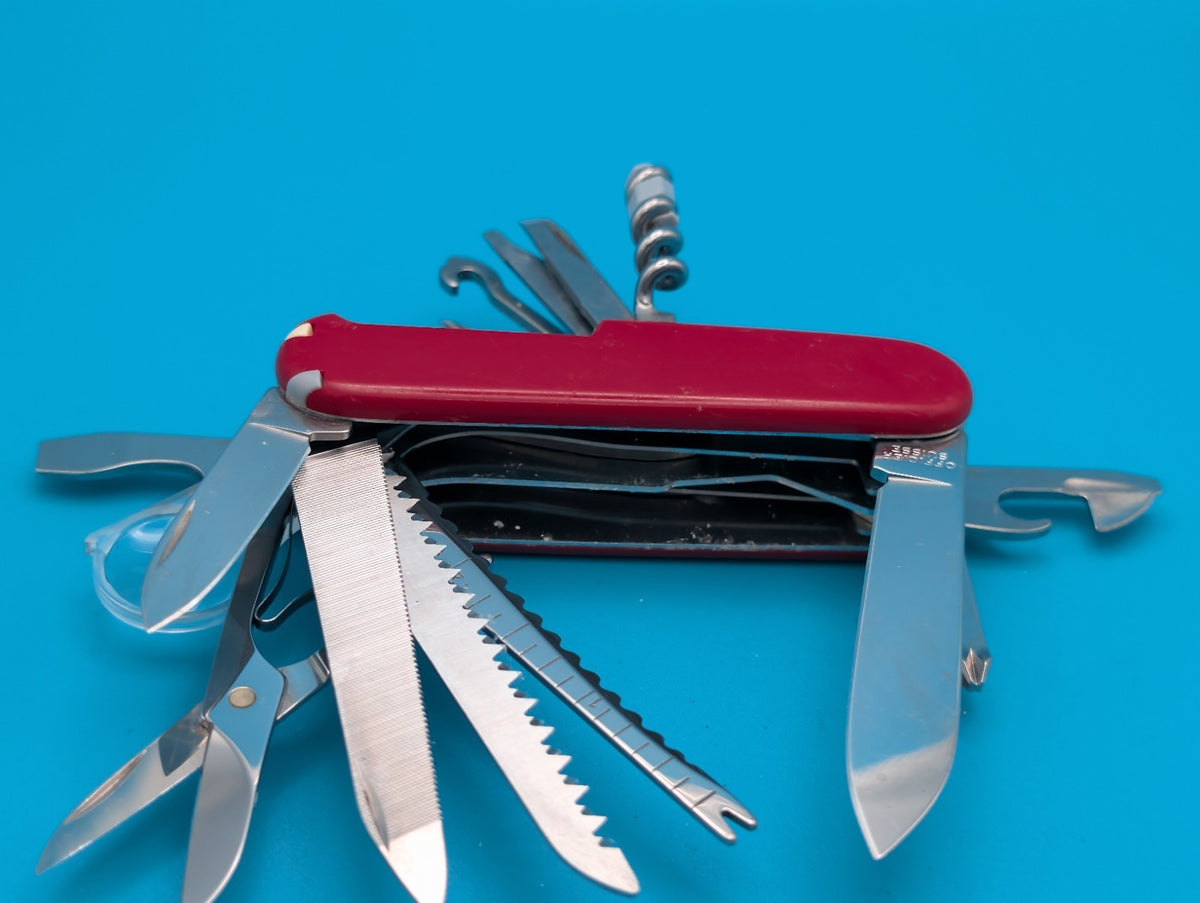 Victorinox Champion Plus Red Swiss Army Knife Multi Tool!