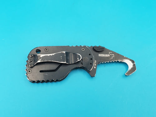 Boker Plus CLB Rescom Mini  Folding Pocket Knife Seatbelt Cutter Combo