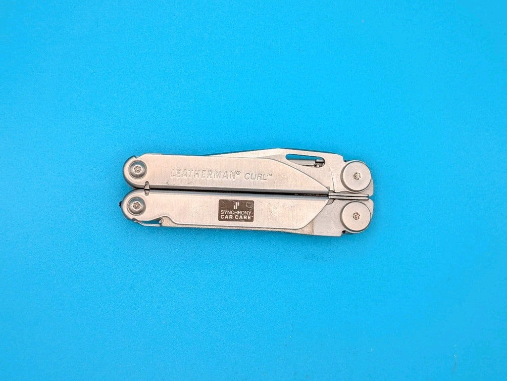 Leatherman Curl Stainless Steel Knife Pliers Multi-Tool! With Sheath! SYNCHRONY